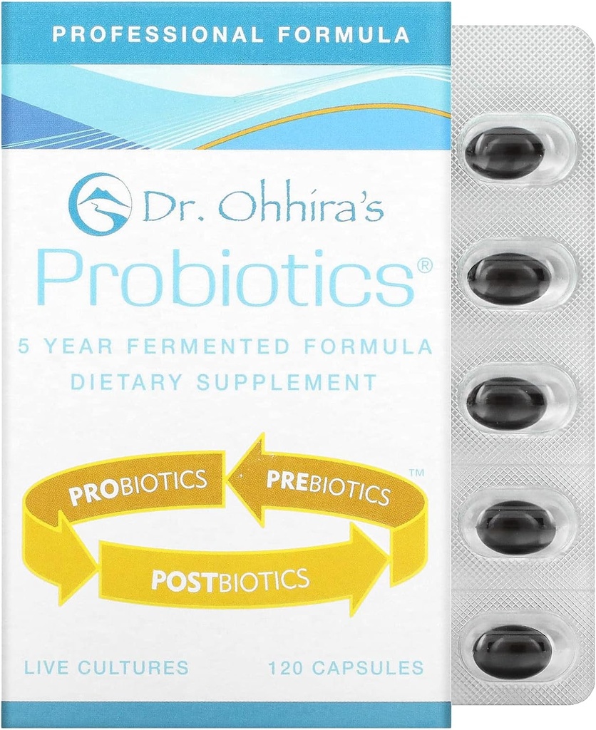 Dr. Ohhira Probiotiques Professional Formule 120 Capsules 72g