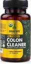 SpeedyVite® Bio Colon Cleaner Full Strength - (60 comprimés de légumes) avec l'écorce de Cascara Sagrada biologique, racine de raisin de l'Oregon, Turquie Rhubarb, Ginger & Fennel. Supplément naturel - soutient la fonction Bowel*