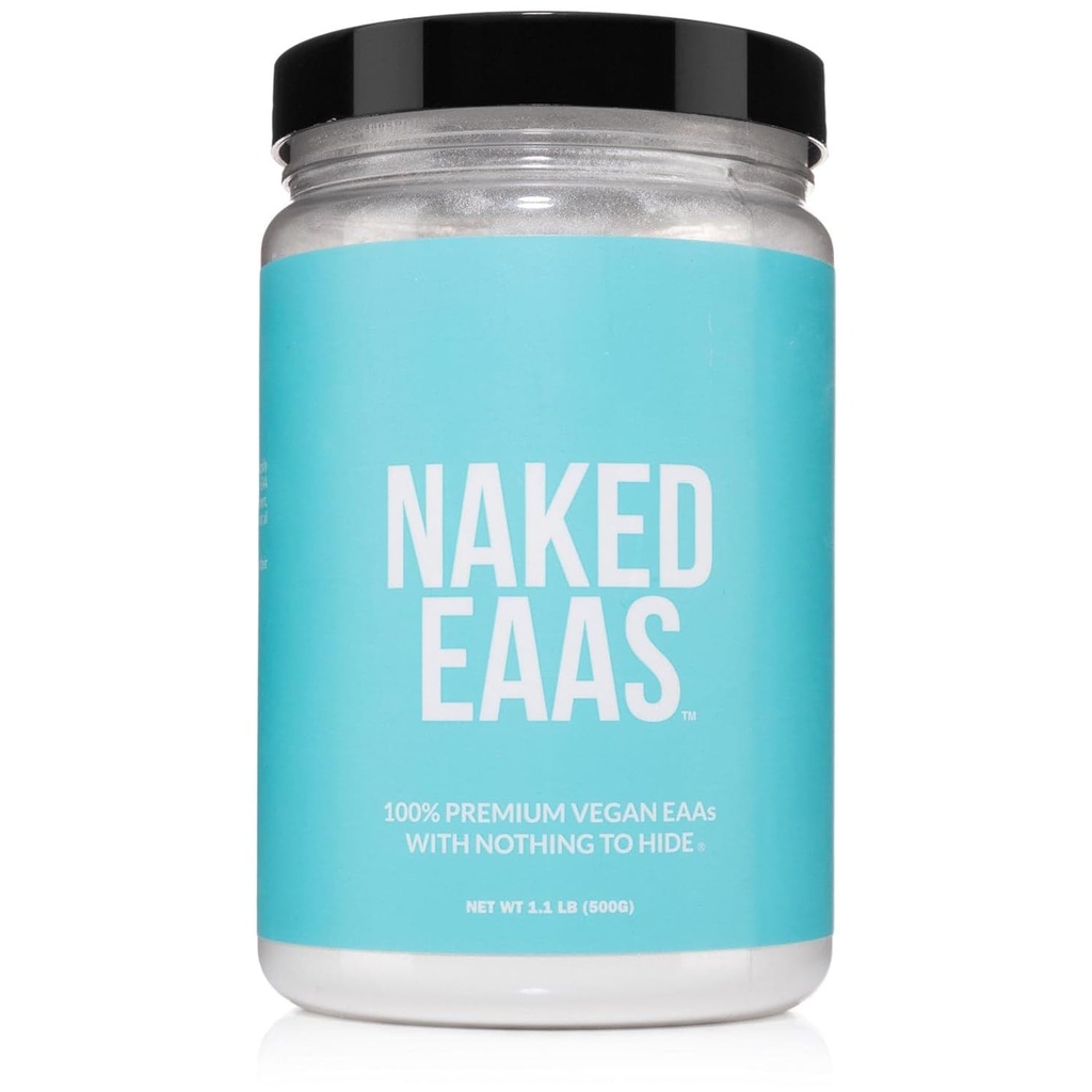 NAKED AAs Amino Acides Poudre - 50 portions - Vegan Non aromatisé Acides Amino Essentiels 500 Grams - Instantané All Natural AAs Poudre Supplément