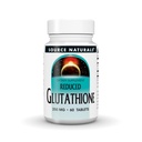 Source Naturals Reduced Glutathione, Antioxidant for Liver Support*, 250mg - 60 Tablets