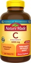 Nature Made Extra Strength Vitamine C 1000 mg, complément alimentaire pour le soutien immunitaire, 300 comprimés, 300 jours d'approvisionnement