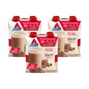 Atkins Chocolat crémeux Taille des repas Secouer les protéines, 23g Protéines, Faible Glycémie, 4g Net Carb, 1g Sucre, Keto Friendly, 12 Compte