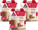 Atkins Chocolat crémeux Taille des repas Secouer les protéines, 23g Protéines, Faible Glycémie, 4g Net Carb, 1g Sucre, Keto Friendly, 12 Compte