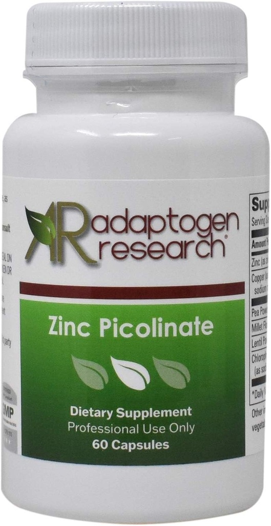 Picolinate de zinc 30 mg de supplément de zinc pour la croissance et la fonction immunitaire