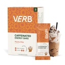 Barres d'énergie caféinées Verbe Mocha Chip (26g, paquet de 16) 110-Calorie Delicious Low Sugar Energy Bar - Vegan Gluten Free On-the Go Snack avec 80mg de caféine de thé vert, seulement des ingrédients réels de nourriture