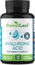 ForestLeaf Hyaluric Acid Supplements (suppléments d'acide hyaluronique) 100mg High Bioavailable Dietary Hyaluric Acid Powder Capsules + 50mg VIT C) soutient l'hydratation de la peau, la lubrification articulaire, l'anti-âge, les cheveux et les ongles.