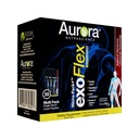 Aurora Nutrascience Micro-Pack ExoFlex+ liposomale avec vitamine C, soutient la flexibilité et la fonction articulaires, BiovaFlex Eggshell Membrane, Curcumin & Boswellia, Strwaberry Flavor, 30 packets mono-serve