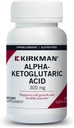Kirkman - acide alpha-kétoglutarique 300 mg - 100 capsules - soutient le métabolisme - aide à maintenir des os forts - hypoallergénique