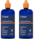 Trace Minerals ConcenTrace Trace Mineral Drops - Supplément liquide pour le soutien des os et des articulations - Aides Hydratation et restauration des électrolytes - Non aromatisé, 8 fl oz (192 portions)
