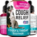 Toux de Kennel gouttes pour chiens et chats - 2oz Pet Herbal Remedy - Gorge Sother - Support respiratoire homéopathique - Toux et asthme de chat sec, humide et barky, traitement de congestion de Sinus - Fabriqué aux États-Unis