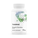THORNE - acétyl-L-Carnitine - 500 mg - soutient la fonction cérébrale et les sensations nerveuses saines dans les mains et les pieds* - Gluten, lait et sans soja - 60 capsules