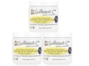 Suffisamment-C haute dose de vitamine C Lemon Peach Immune-Ade Drink Mix - 125 grammes Trois (3) Pack
