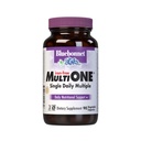 Bluebonnet Nutrition Multi One (sans fer) Capsules végétales, Multiple spectre complet, Vitamines B, Santé générale, Sans gluten et sans lait, Kosher, Approvisionnement de 3 mois, Blanc, 90 Compte