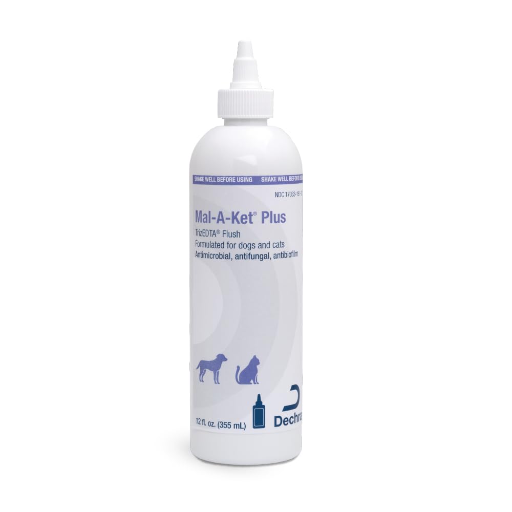 Mal-A-Ket Plus TrizEDTA Flush pour chiens et chats, 12 oz