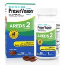 PreserVision AREDS 2 Vitamines oculaires, #1 Eye Doctor Marque recommandée, supplément de lutéine et de zéaxanthine avec vitamine C, vitamine E, zinc et cuivre, 60 softgels (minigels)