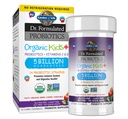 Jardin de la vie Dr. Probiotiques formuled Bio Kids+ plus Vitamine C & D - Cerise de baie - Sans gluten, lait et soja Immune et supplément de santé digestive, pas de sucre ajouté, 30 Chewables (Stable de shelf)