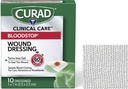 CURAD BloodStop® Wound Dressing (vêtement de la plaie) 1=1 x 1=1 La gaze hémostatique aide à arrêter de saigner rapidement pour les coupures, les abrasions ou les saignements.