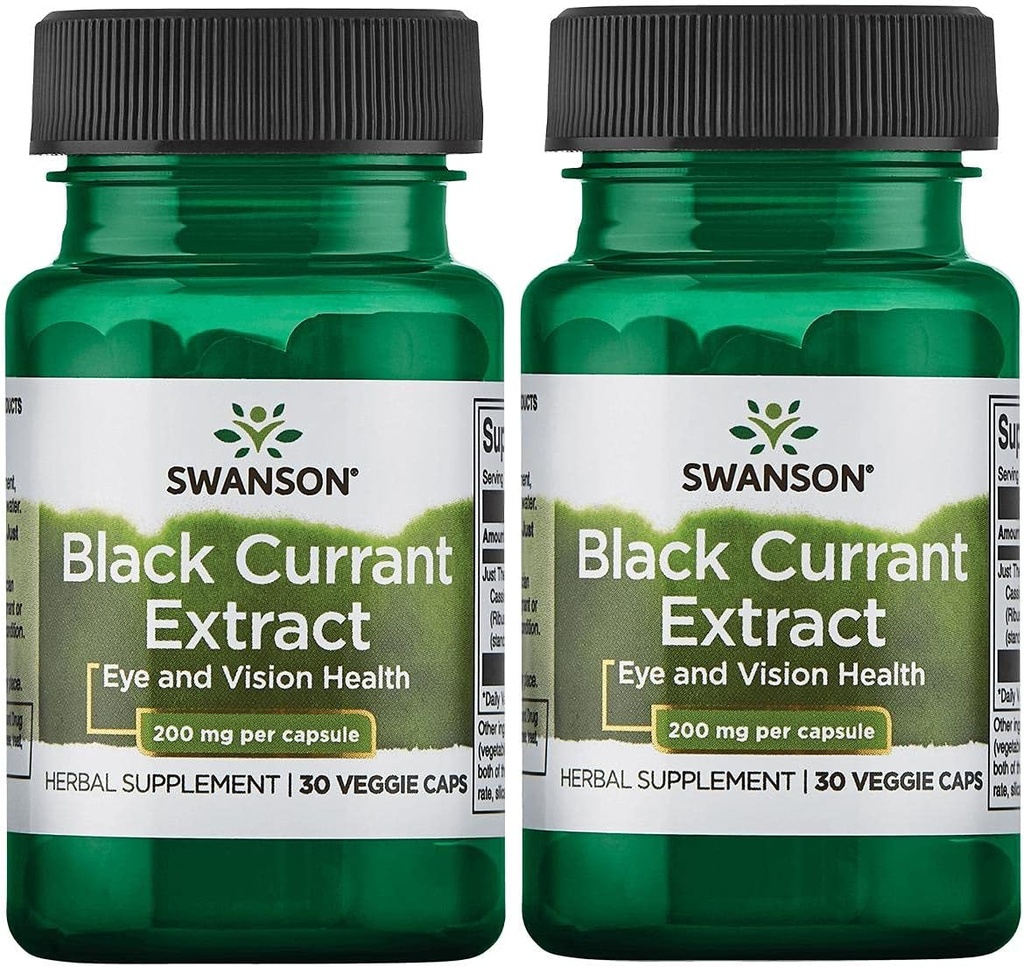 Swanson Black Currant Extract 200 mg 30 Vég.