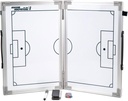 Innovations en matière de soccer Conseil d'entraîneurs Tactiques Magnétique Charnière, Extrêmement Portable Dry Effase White Board pour entraîneurs de soccer de tous niveaux pour effectuer une analyse tactique.