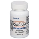 Calcium d'huître majeure avec vitamine D3 500 mg / 5 mcg (200 UI) - Supplément de calcium - 60 comprimés