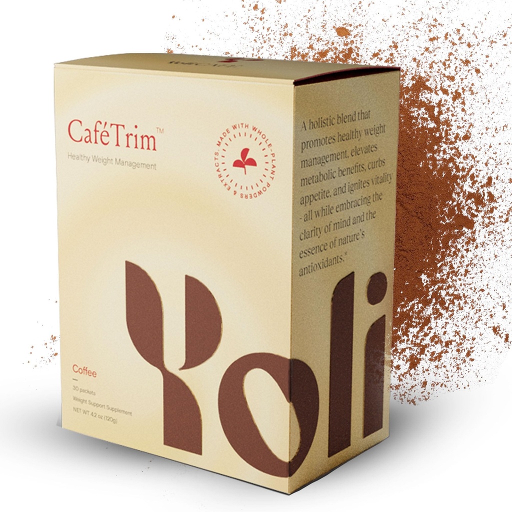 Yoli® CaféTrim - Suppresseur de rage alimentaire - Poudre aromatisée au café