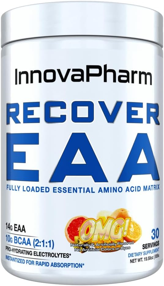 InnovaPharm Récupérer Poudre EAA - Cimonade rose - 19,5 Ounces