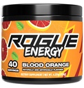 Rogue Energy Energy Powder for Long Gaming Hours - Energy Powder for Mental Focus - Sans sucre et sans gluten - Supplément de jeu avec caféine et vitamines - Fabriqué aux États-Unis (Blood Orange - 40 portions)