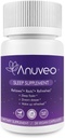 Aide naturelle pour le sommeil (non-Habit Forming) Supplément de sommeil à base de plantes pour mieux dormir avec la valériane, la mélatonine, le magnésium et l'ashwagandha