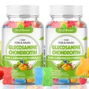 softbear Glucosamine Chondroitine Gommies avec MSM Triple Strength, Glucosamine bio à croquer Supplément Chondroitine pour le soutien conjoint Fruits mélangés végétaliens Saveur 120 Gommies