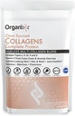 Organixx Peptides de collagène en poudre avec vitamine C, types I, II, III, V, X Collagène hydrolysé, cheveux, ongles, peau, os et santé articulaire, soutien au vieillissement, source propre, sans gluten, non aromatisé, 20 portions