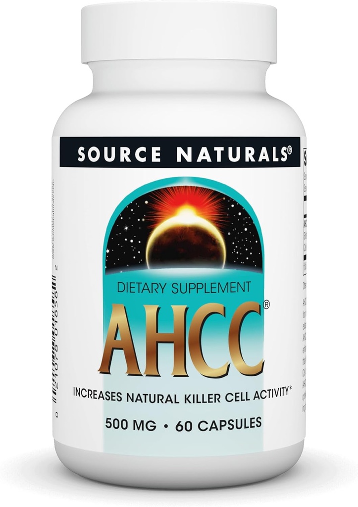 Source Naturals AHCC Increases Natural Killer Cell Activity* 500mg - 60 Capsules