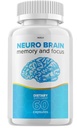 Supplément Neuro Cerveau et Focus, Neuro Cerveau Mémoire Focus et soutien cognitif, Neuro Cerveau Pills Nootropic, NeuroBrain pour stimuler la mémoire, Neuro Cerveau Vitamine Reviews (60 Capsules)