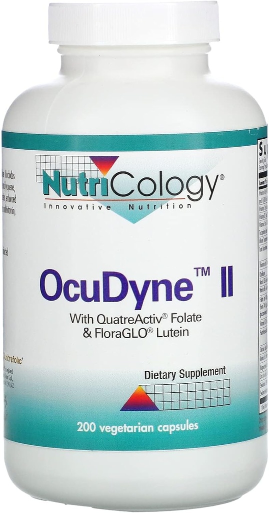 Nutricologie Ocudyne II, Vegicaps, 200-Count