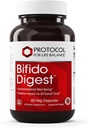 PROTOCOLE POUR LA BALANCE VIE Bifido Digest - 20 milliards d'UFC par portion - Soutien GI - Sans lait, sans oeufs et sans OGM - 60 capsules de légumes