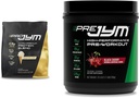 PRO JYM 45 portions - Tahitian Vanilla Bean & PRE JYM 30 portions - Cerise noire