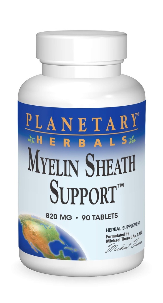 Comprimés de support de gaine Myelin, 90 comtes