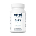 Nutriments vitaux DHEA 50mg de supplément DHEA micronisé végétalien pour les femmes et les hommes soutient l'équilibre hormonal soutient le métabolisme sain du sucre et des minéraux, gluten, lait, sans soja, 60 capsules