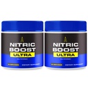 Boost nitrique Ultra Poudre, NitriqueBoost Formule officielle pour soutenir les niveaux d'énergie et le flux sanguin - Force maximale, Booster nitrique Ultra BCAA, NitricBoost Ultra Poudre Évaluations (2 Pack)