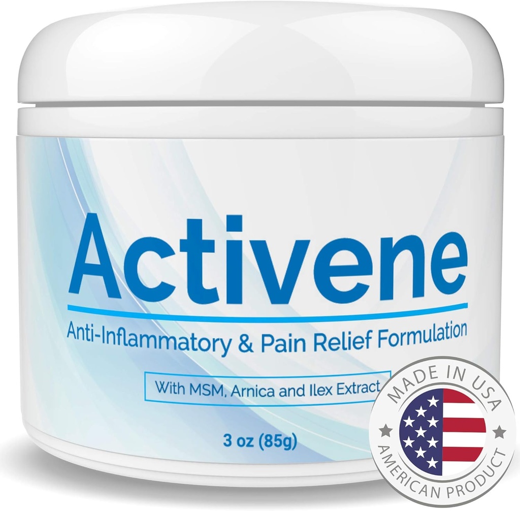 Crème anti-douleur active - formulation anti-inflammatoire avec Arnica puissante, Mentol & MSM pour les articulations, les tendons et les muscles. Choisi par les souffrants d'arthrite, genou, épaule, cou, dos et autres douleurs