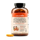 NatureWise Curcumin Turmeric 2250mg - 95% Curcuminoïdes & Extrait de poivre noir BioPerine pour l'absorption avancée - Soutien quotidien de la santé articulaire et immunitaire - Vegan, non-OGM, 360 comte[120 jours]
