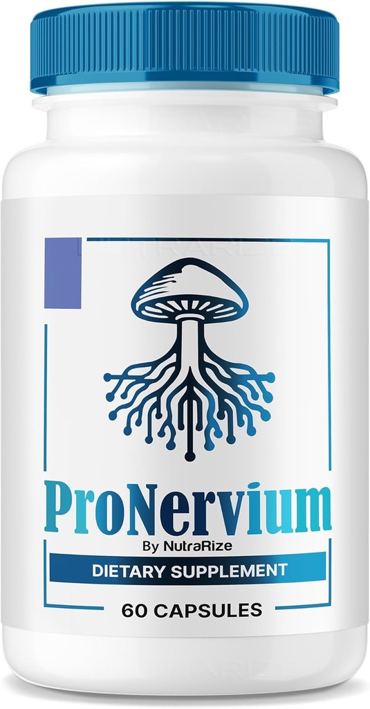 ProNervium - ProNervium Advanced Nerve Health Supplement, ProNervium Nerve Support Dietary Pills, Formule tout naturel pour un mode de vie dynamique, Pro Nervium Pastillas Reviews (60 capsules)
