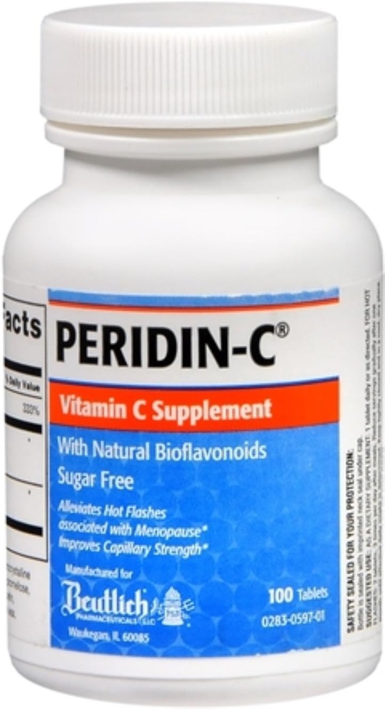 Comprimés de vitamine C péridin-C 100 comprimés (paquet de 2)