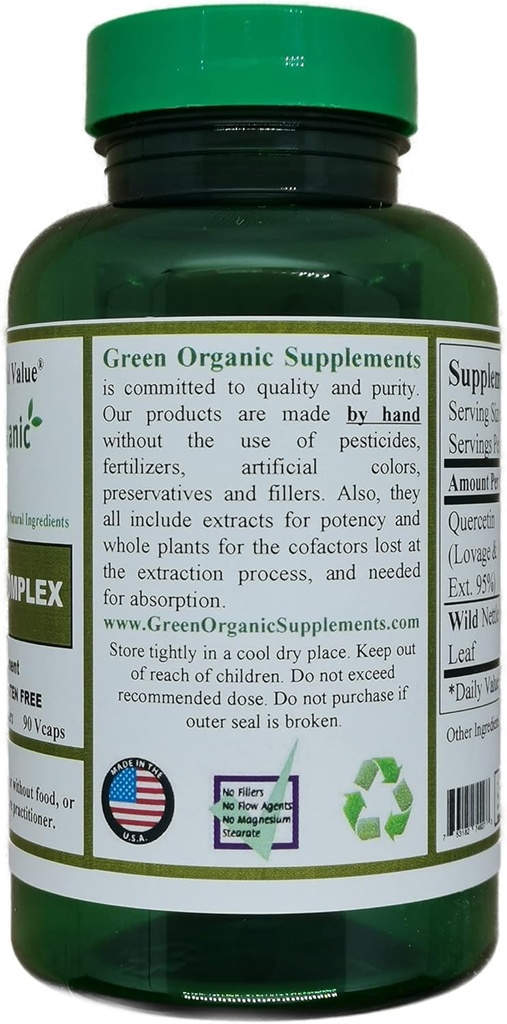 Green Organic Supplements PMS, Mood Enhancer, Hormonal Balance, Hormones, Hot Flashes (Pack of 1)