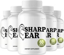 (5 Pack) Ear Sharp - Supplément d'Acouphène avancé pour l'oreille Sharp (300 capsules)