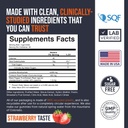 EcoWise Wellness Creatine Monohydrate Gummies 5000 mg, Chewables for Men & Women, Sugar Free Gummies - 121 Count, Fresh Strawberry