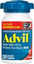 Réducteur de douleur advil et réducteur de fièvre, anti-douleur avec Ibuprofène 200 mg pour la douleur articulaire, les douleurs musculaires et l'arthrite mineure