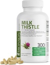 Bronson Thistle de lait 1000 MG Silybum Marianum Antioxydant et soutien de santé hépatique - Non-OGM, 300 capsules