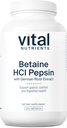 Vital Nutrients Betaine HCL Pepsin avec extrait de racine gentienne Formule enzymatique digestive pour soutenir la digestion des protéines et l'absorption des nutriments*