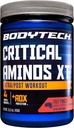 BODYTECH Critical Aminos XT Intra/Post Workout Powder in Delicious Fruit Punch Flavor - Formulé pour soutenir la récupération musculaire et améliorer le rendement pour des résultats optimaux (15,9 oz / 45 portions)