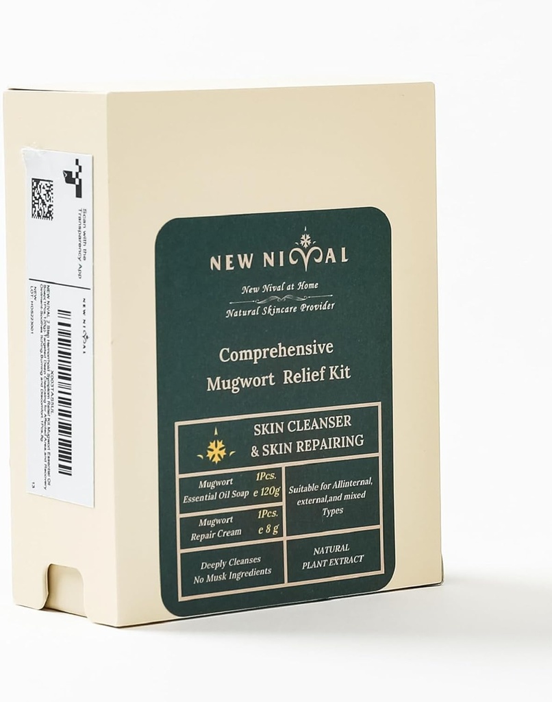 Kit de soulagement du symptôme hémorroïde à 2 étapes.Soap d'huile essentielle de mugwort(1Pcs,120g)-nettoyage en profondeur ciblé pour la zone touchée, et rétablissement pommade-soulage démangeaisons, brûlures et désagrément.1Pcs,8g.